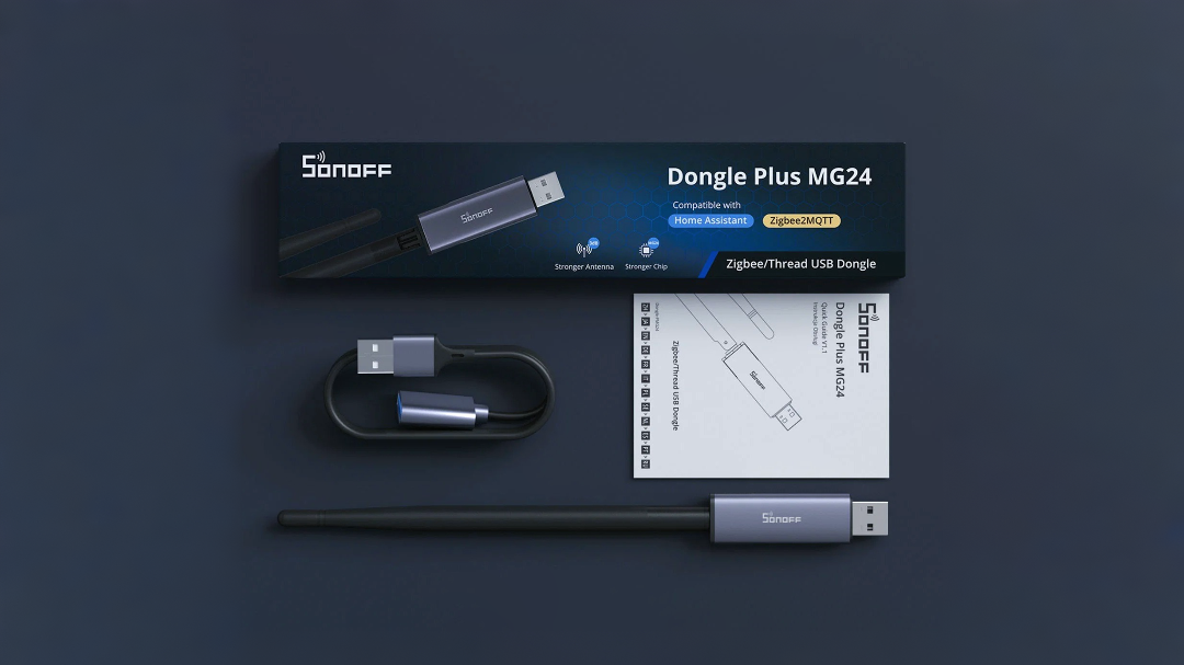 sonnof dongle mg24 zigbee thread usb adaptér obsah balení 1 evtech_cz
